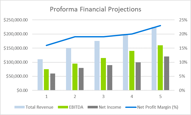 Shopping Mall Business Plan - Proforma Financial Projections