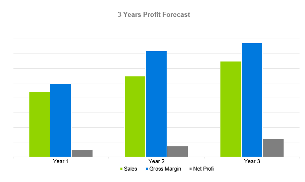 Record Label Business Plan - 3 Years Profit Forecast